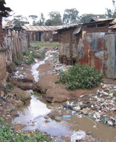 Most Kenyans live without any source of clean water